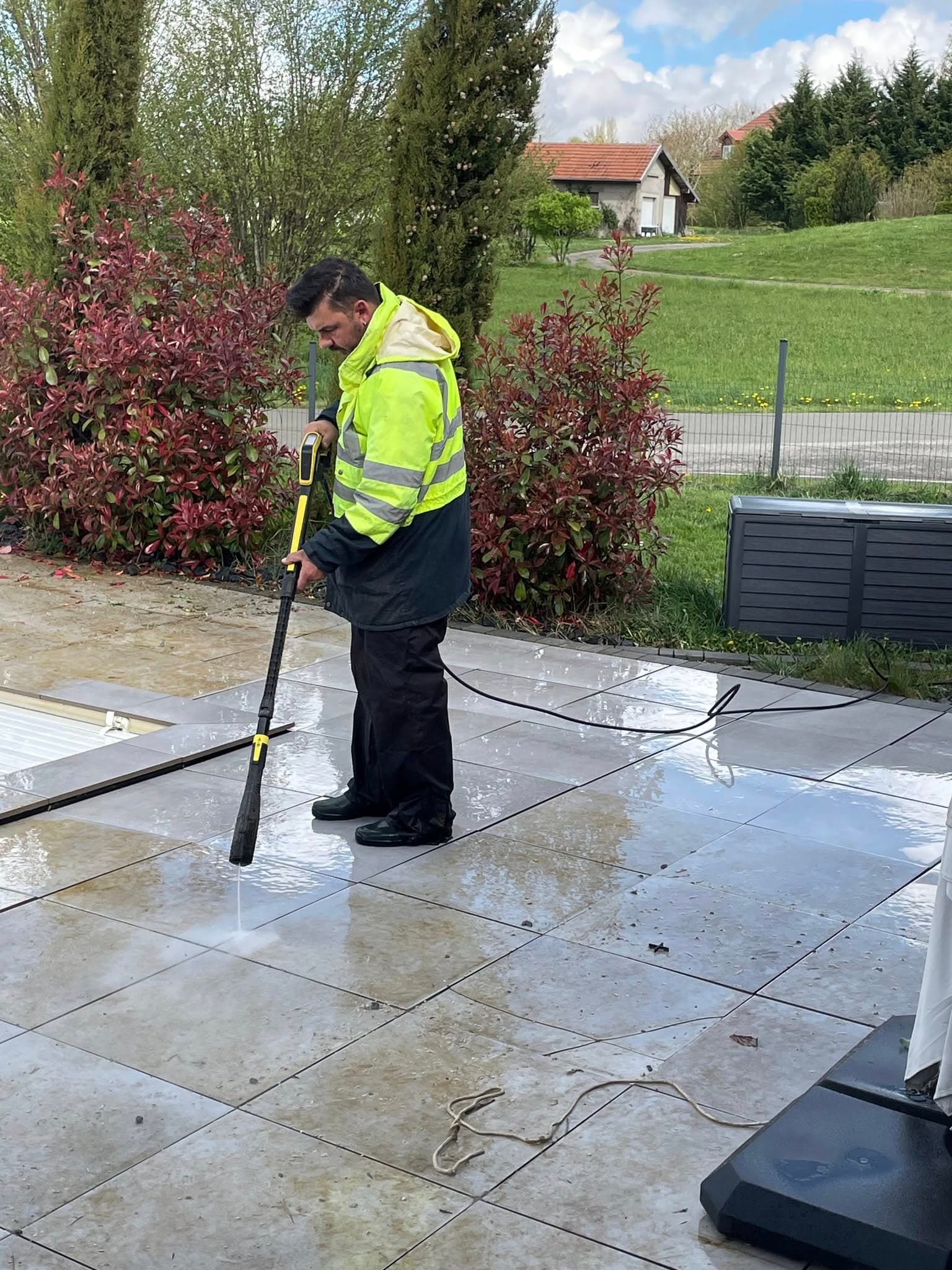 Nettoyage haute pression terrasse - SP Nettoyages