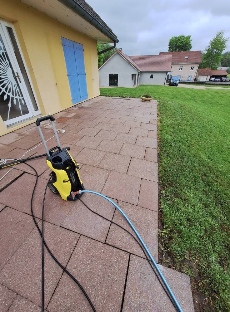 Haute pression dalles